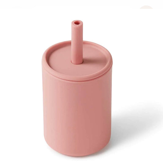 Snuggle Hunny- Silicone Sippy Cup Rose