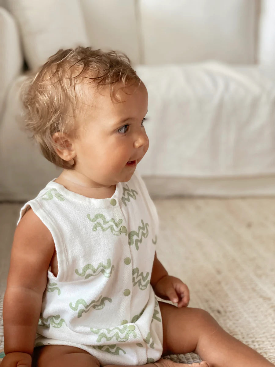 By Ziggy Lou- SUMMER BUBBLE ROMPER | WAVES