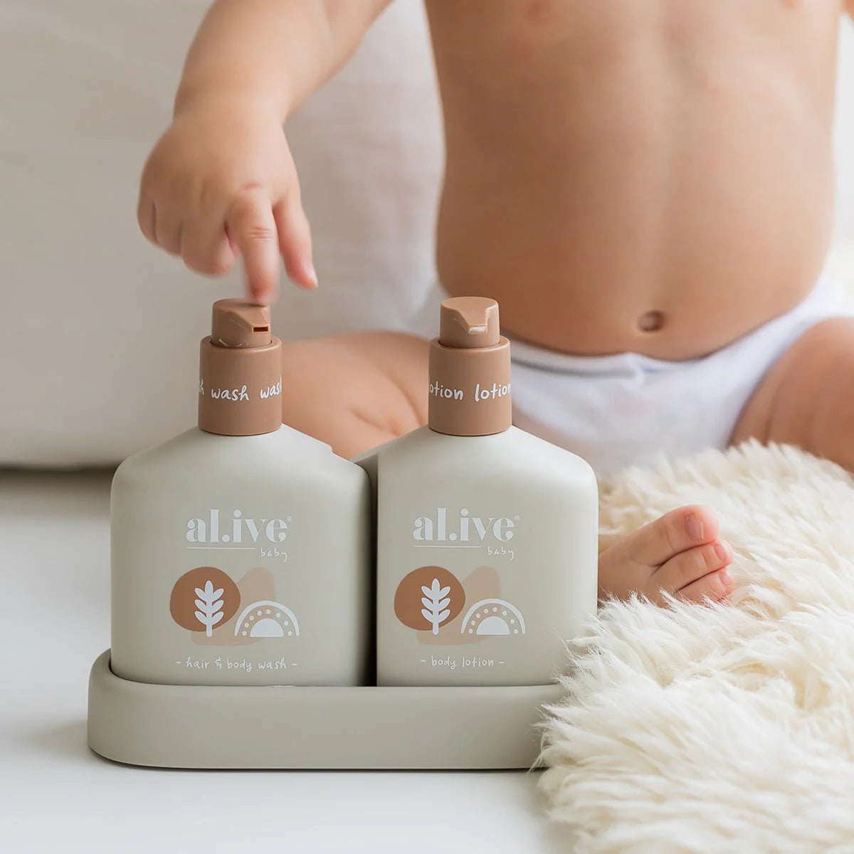 Al.ive Baby- BABY HAIR & BODY DUO - CALMING OATMEAL